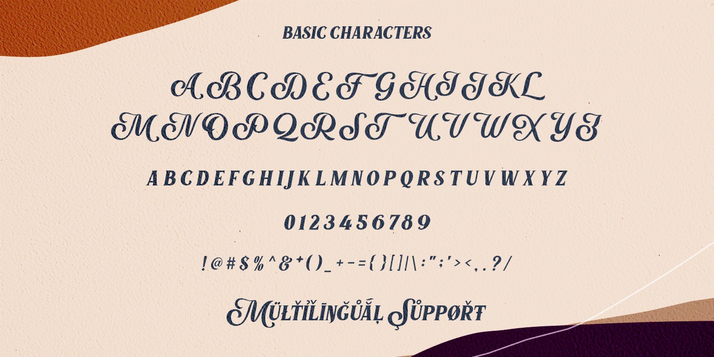 Example font Marons #8